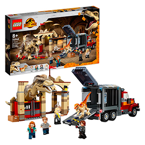 LEGO 76948 Jurassic World T. Rex & Atrociraptor: Dinosaurier-Ausbruch für nur 60,54€ inkl. Versand