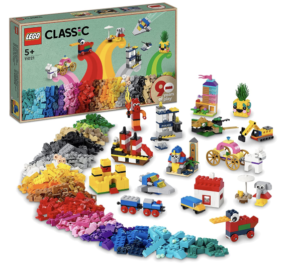 LEGO Classic 11021 90 Jahre Spielspaß Set mit 1100 Steinen für nur 24,95€ inkl. Versand