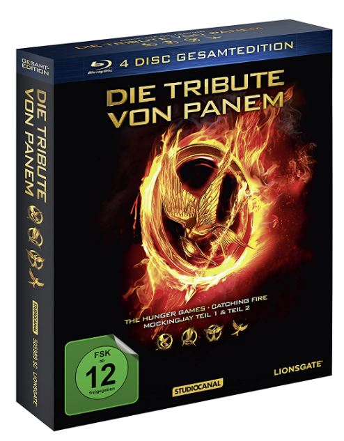 Die Tribute von Panem – Gesamtedition [Blu-ray] für nur 11,55€ (statt 16,98€)