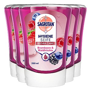 5er Pack Sagrotan No-Touch Handseife Nachfüller (5 x 250 ml) für 12,42€ – Prime Spar-Abo