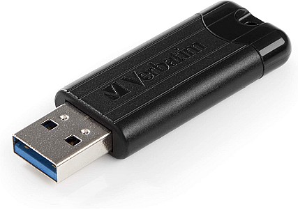 Verbatim PinStripe USB-Stick (256GB, USB 3.2 Gen1) für 16,99€ (statt 24€) – Prime