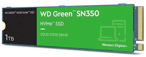 WD Green SN350 M.2 2280 NVMe SSD Festplatte (1 TB, bis zu 3.200 MB/s) für nur 34,89€ inkl. Versand