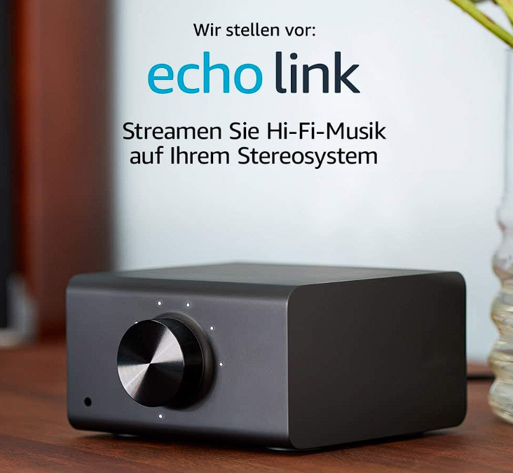 Echo Link – Streamen Sie Hi-Fi-Musik auf Ihrem Stereosystem (für Sprachsteuerung über Alexa ist ein kompatibles Echo-Gerät erforderlich) für nur 149,99€ inkl. Versand