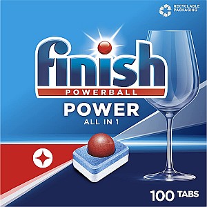 100er Pack Finish Power All in 1 Spülmaschinentabs für 9,87€ (statt 15€) – Prime SparAbo