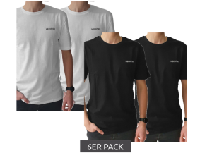 6er Pack DANIEL HECHTER STUDIO Herren Rundhals-Shirts für 33,33€