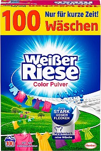 Weißer Riese Color Pulver (100 Waschladungen) für 9,99€ (statt 15€) – Prime SparAbo