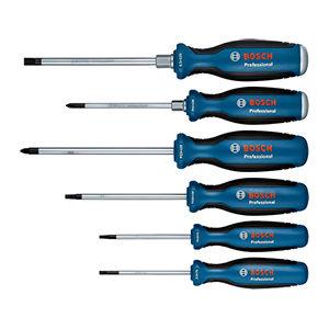 6-teiliges Bosch Professional Schraubendreher-Set (Phillips, Schlitz, Torx, Pozidriv) für nur 21,54€ (statt 33€)