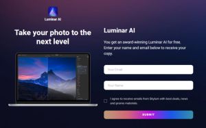 LUMINAR AI Vollversion Bildbearbeitung mit künstlicher Intelligenz für PC & Mac komplett kostenlos
