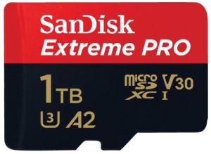 SANDISK Extreme PRO UHS-I Micro-SDXC Speicherkarte (1000 GB, 200 MB/s) für nur 129€ inkl. Versand