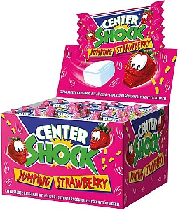 Sauer macht lustig: Center Shock Jumping Strawberry – Box mit 100 Kaugummis ab nur 3,99€ (statt 4,99€) – Prime SparAbo