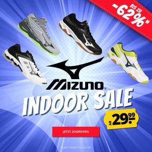 Sportspar: Mizuno Indoor Schuhe Sale ab 29,99€