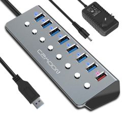 USB Hub Aktiv 3.0 mit 15W (5V/3A) Netzteil für nur 28,79€ (statt 35,99€)