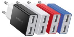 USB Ladegerät  4Pack 5V / 2.1A Slim für nur 11,89€ (statt 13,99€)