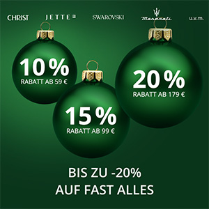 Bis zu 20% Extra-Rabatt auf (fast) Alles im CHRIST Onlineshop