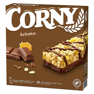 6x 25g Corny Classic Schoko Müsliriegel für nur 1,04€ im Prime Spar-Abo (statt 1,58€)