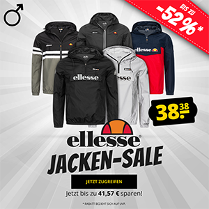 Verschiedene Ellesse Herren Jacken für nur je 38,38€ bei SportSpar