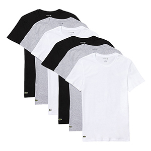 Lacoste Basic-T-Shirt mit V-Ausschnitt oder Rundhalsausschnitt für nur 44,95€ (statt 53€)