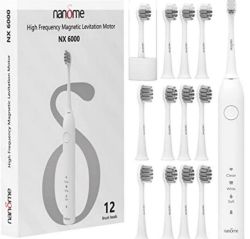 Nandme NX6000 elektrische Zahnbürste mit 12 Aufsteckbürsten für nur 14,99€ (statt 23€)