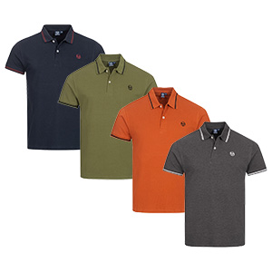 Sergio Tacchini Stripe Iconic Herren Polo-Shirts in (5 Farben, S-3XL) nur 19,94€ (statt 25€)