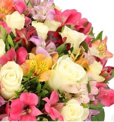 Blumenstrauß “White Dream” 30 Stiele mit 100 Blüten für nur 24,98€ inkl. Lieferung