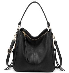 Damen Handtasche Schwarz für nur 18,99€ (statt 37,99€)
