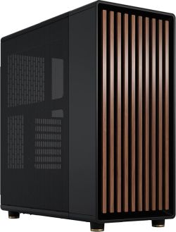 Fractal Design North Charcoal Black mit Wood Walnut Front PC Gehäuse für 149,63€ (statt 166,39€)