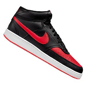 Nike Sneaker Court Vision Mid schwarz/rot für 57,99€ (statt 65€)