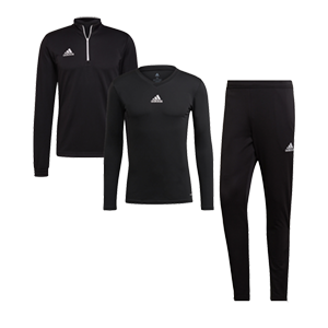 3-teiliges Adidas Trainingsset Entrada 22 (Langarmshirt, Pullover, Hose) für nur 39,99€ (statt 61€)