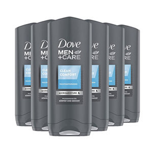 6 x 250 ml Dove Men+Care Clean Comfort Duschgel für 8,12€ (statt 11,70€)