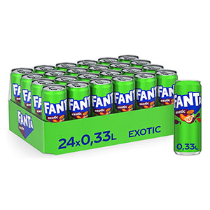 Fanta Exotic Einweg Dosen 24 x 330ml für 14,84€ (statt 20,40€) im Spar-Abo zzgl. Pfand