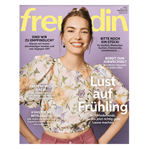 Jahresabo (26 Ausgaben) der Zeitschrift freundin für nur 7€ (statt 92€)