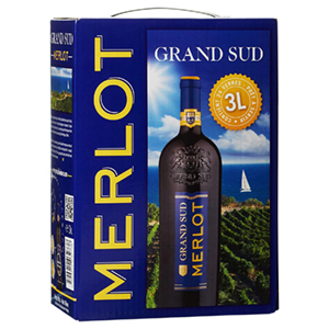 3L Grand Sud Merlot Rotwein Bag-in-Box (trocken, Süd-Frankreich) für nur 8,24€ (statt 12,49€)