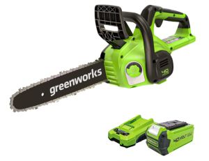Greenworks G40CS30IIK2 Akku Kettensäge mit 2Ah Akku und Ladegerät für 182,99€