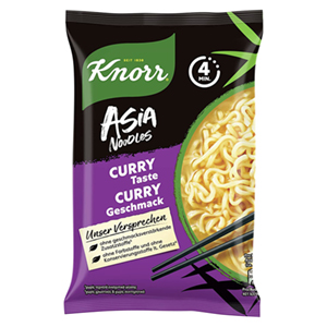 11x 70g Knorr Asia Noodles Instant Nudeln mit Curry-Geschmack für nur 4,31€