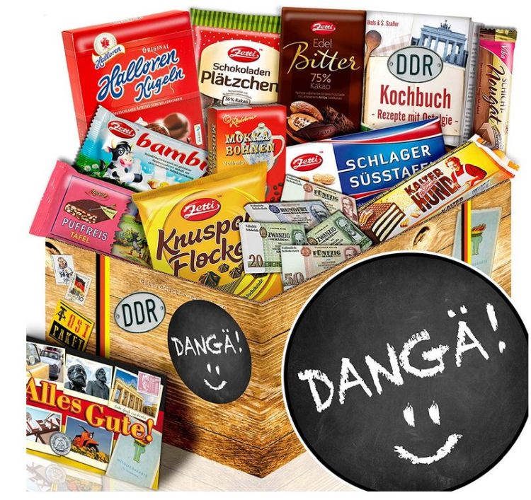 Ostpaket SprücheGeschenkbox für 31,94€ Snipz.de