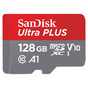 SANDISK Ultra PLUS microSDXC‐Speicherkarte (128 GB, 150 MB/s) für nur 12,99€ (statt 17€)