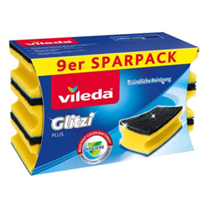 9er-Pack Vileda Glitzi Plus Topfreiniger Schwamm ab nur 2,64€ im Prime Spar-Abo