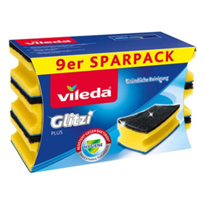 9er-Pack Vileda Glitzi Plus Topfreiniger Schwamm ab nur 2,22€ im Prime Spar-Abo