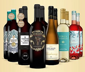 Vinos Frühlingsknaller-Paket – 12 Flaschen Rot, Weiß und Roséwein für 52,89€ (statt 111€)