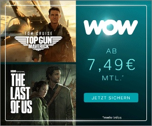 6 Monate WOW Filme & Serien Abo für nur 7,49€ (statt 14,98€) – inkl. The Last of Us, House of the Dragon, uvm.
