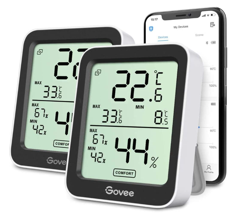 Govee Thermometer Hygrometer, Mini LCD Digital Thermometer für 20,99€ bei Prime inkl. Versand