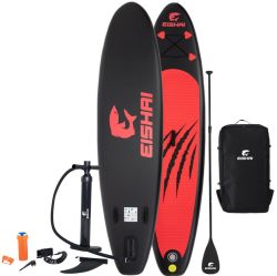 EISHAI Sharkbite Stand Up Paddle Board rot für nur 169,99 (statt 180€)