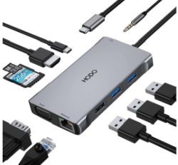 USB C Hub Multiport 10 in 1 für nur 34,84€ (statt 40,99€)