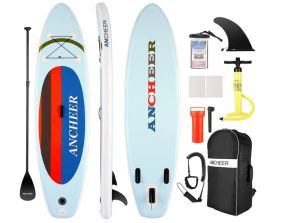 ANCHEER Aufblasbares Stand Up Paddle Board Komplett-Set für nur 129,28€