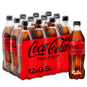 Top! 12x 500 ml Coca-Cola Zero Sugar für nur 7,48€ zzgl. Pfand (statt 13,08€) – Prime Spar-Abo