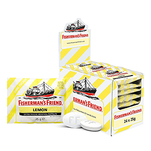 24er Vorratsbox Fisherman’s Friend Lemon – Zitrone und Menthol Geschmack (zuckerfrei) ab 14,96€ (statt 20,40€) – Prime SparAbo