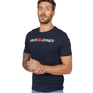 Top! Jack & Jones Logo T-Shirt (4 Farben, XS-3XL) ab nur 8,79€ (statt 12,48€)