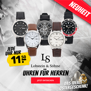 Viele Lobstein & Söhne Herren Uhren für nur je 15,45€ inkl. Versand