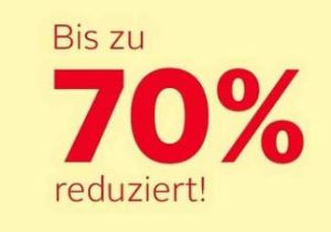 Bis zu 70% Rabatt auf ein großes Mode-Sortiment im OTTO Onlineshop!