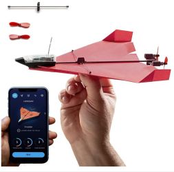 POWERUP 4.0. Smartphone gesteuertes Papierflugzeug Set für nur 59,49€ (statt 69,99€)